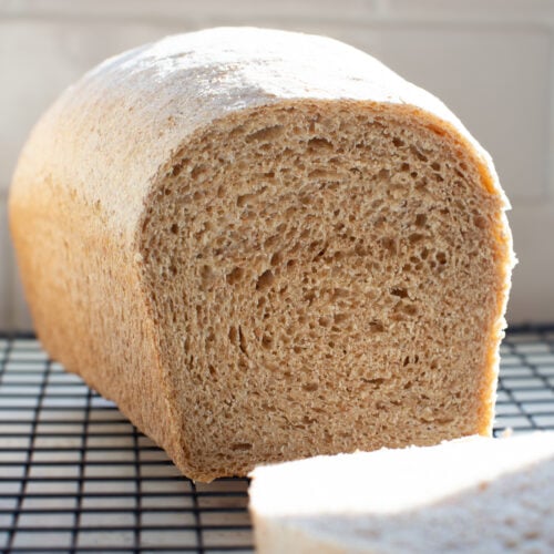 Whole Wheat Bread (with Homemade Whole Wheat Flour)