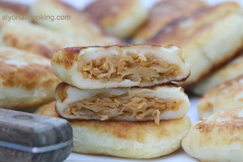 Delicious Stuffed Mashed Potato Patties (Zrazy) ready to be served