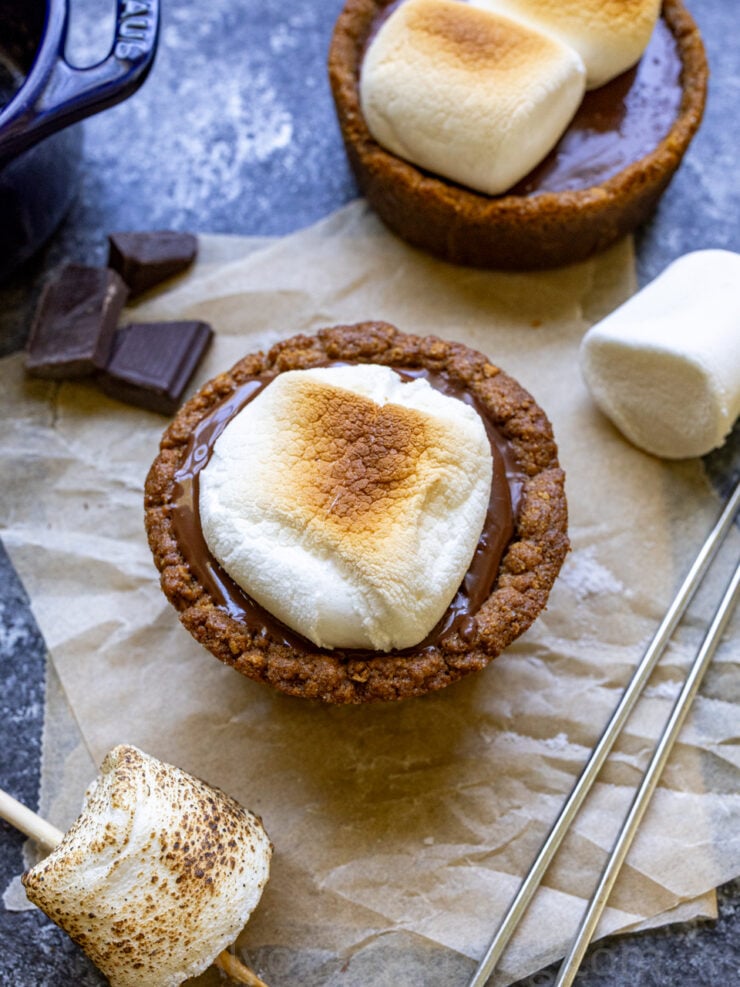 image of melted Smores tarts that Starbucks used to sell