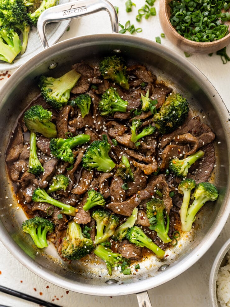 image of homemade beef and broccoli made without any soy products