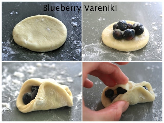 blueberry Vareniki
