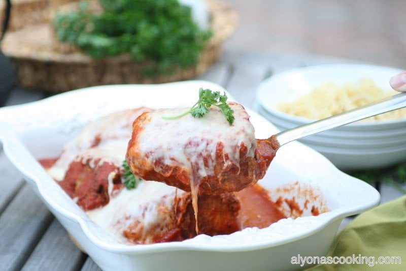 Creamy Stuffed Chicken Parmesan Alyona’s Cooking