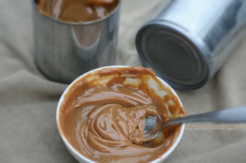 Easy Caramel Sauce Cooked Condensed Milk - Alyona's Cooking