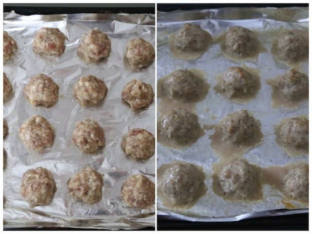 Step 3: Shaping meatballs