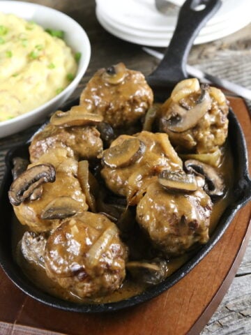 Salisbury Steak with Mushroom Gravy