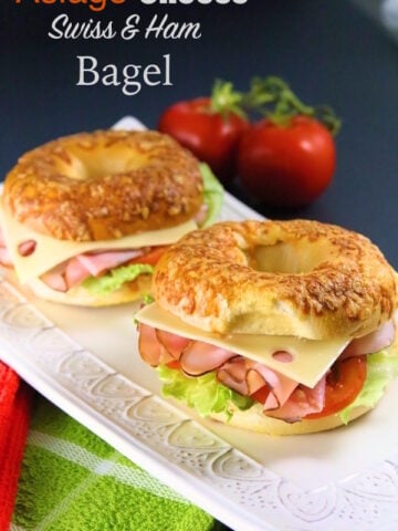 asiago-cheese-bagel-sandwich-ham-swiss