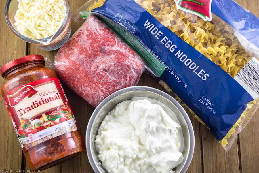 EASY OnePan Beef Stroganoff (Sour Cream Egg Noodles)