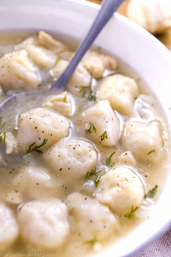Chicken Dumpling Soup Recipe Alyona's Cooking