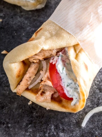 chicken-gyros-with-tzatziki-sauce