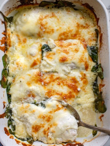 creamy spinach chicken casserole