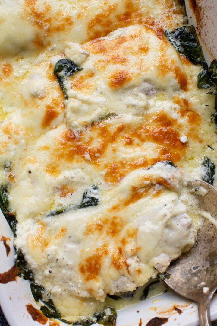 EASY Creamy Spinach Chicken Casserole Recipe Alyona’s Cooking