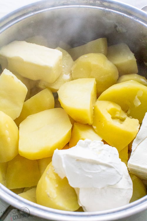 How to boil and steam potatoes for mashed potatoes