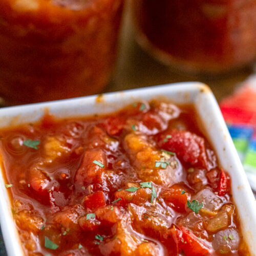 Peach Mango Salsa Recipe (Costco Copycat) - Alyona's Cooking