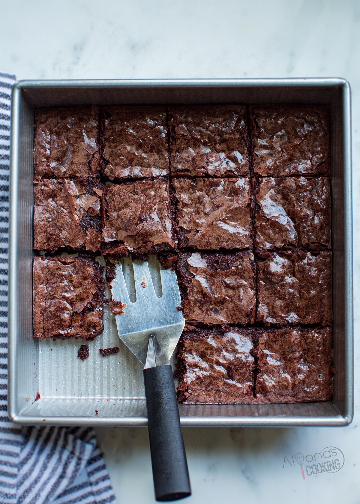 Brownie Recipe (Copycat Box Brownie Mix) - Alyona's Cooking