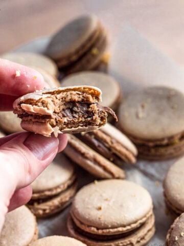 nutella-macarons