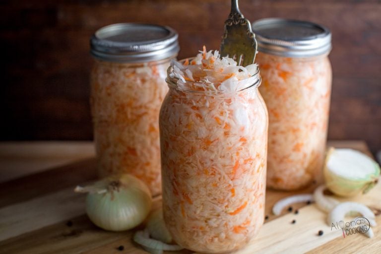 Ukrainian Sauerkraut Recipe with Carrots Alyona’s Cooking