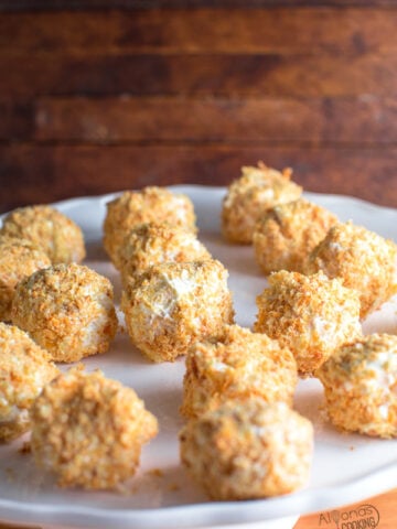 napoleon cake in bite-sized pieces