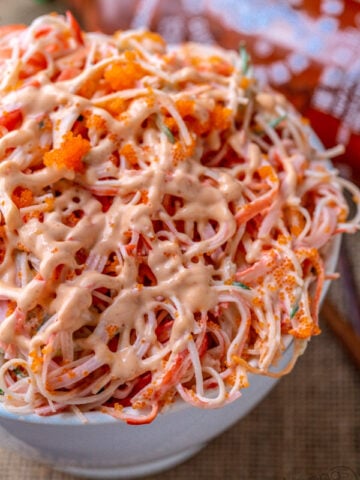 kani salad with spicy mayo japanese style
