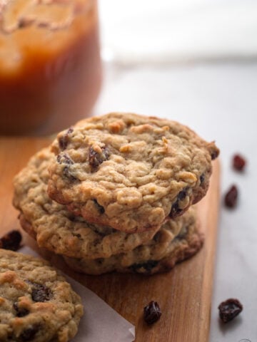 oatmeal raisin cookies with our family garden applesauce