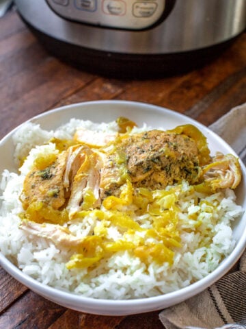 Mississippi chicken made in the instant pot