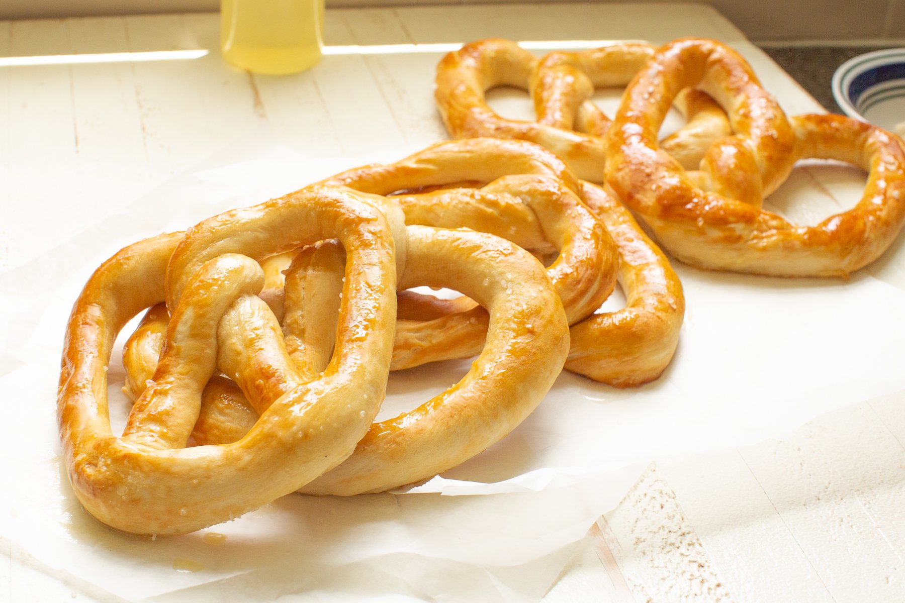 soft pretzel recipe like the mall pretzels on paper 