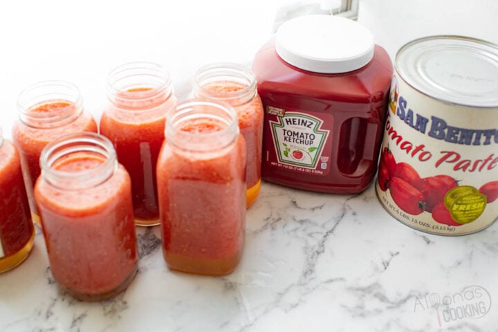 ingredients for homemade marinara sauce