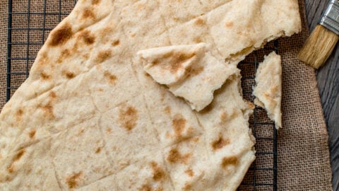 image of unleavened bread for Passover in Spring