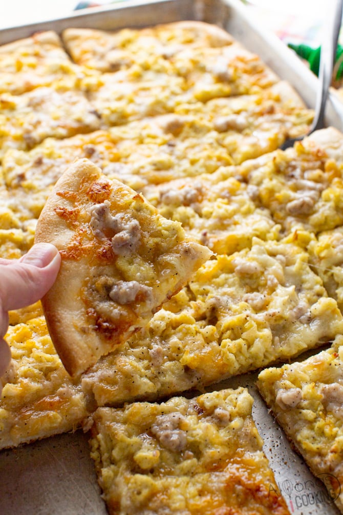 Breakfast cheap school pizza