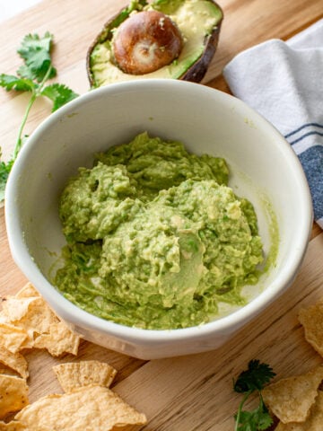 image of homemade guacamole made simple and easy