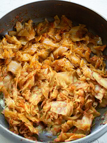 simple fried cabbage