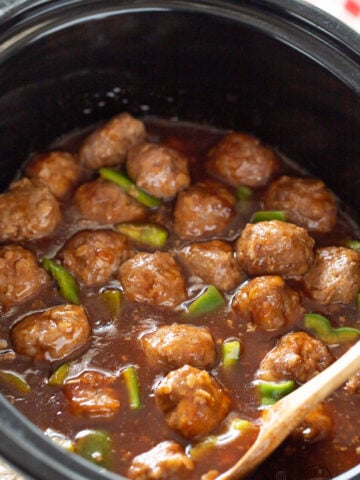 sweet and sour meatballs