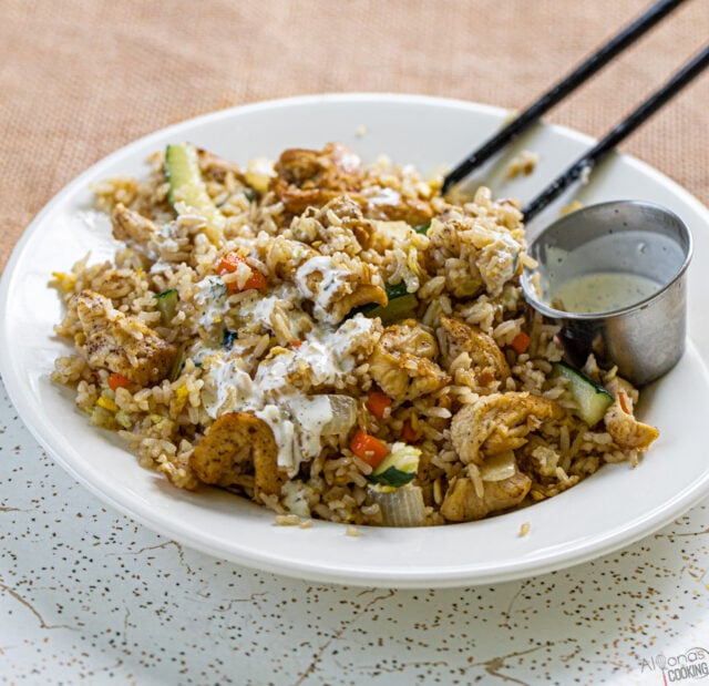 Teriyaki Chicken Fried Rice Recipe - Alyona’s Cooking