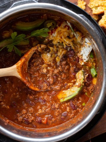 instant pot chili recipe
