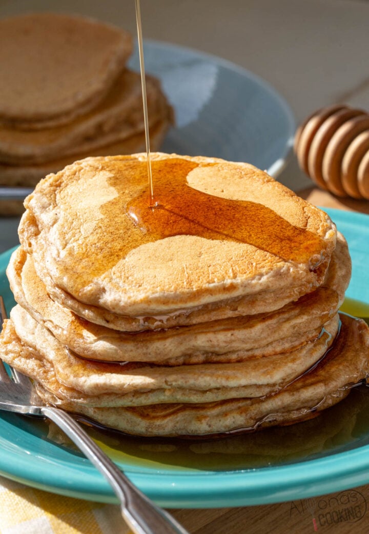How To Make Healthy Pancakes (Whole Wheat) - Alyona’s Cooking