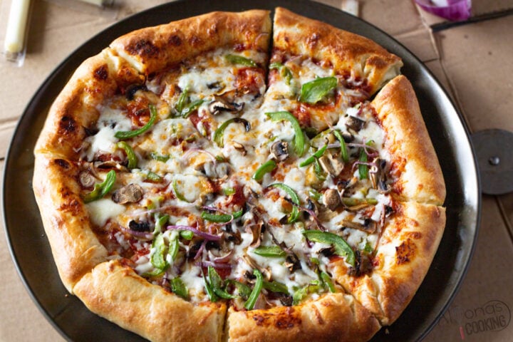 stuffed crust pizza recipe