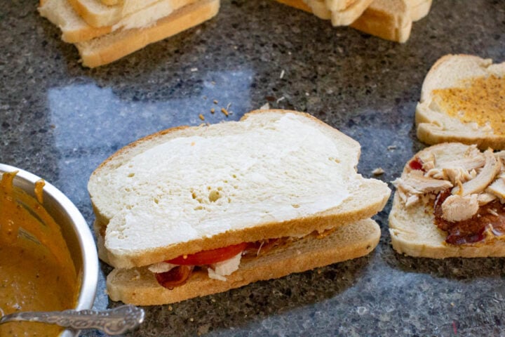 how to prepare a panini sandwich for a grill