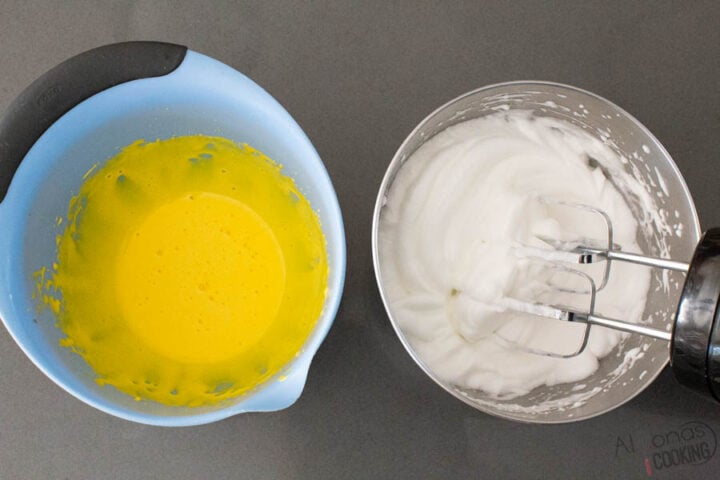 perfectly whipped eggs for sponge cake cookies