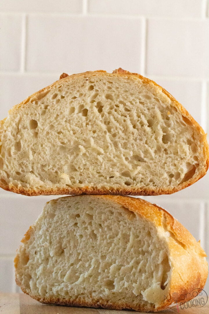 EASY NoKnead Sourdough Bread Alyona’s Cooking