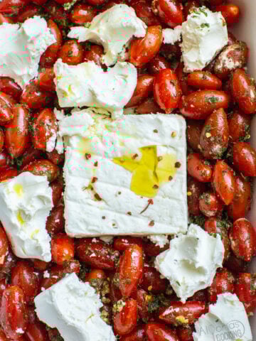 baked feta pasta with cream cheese