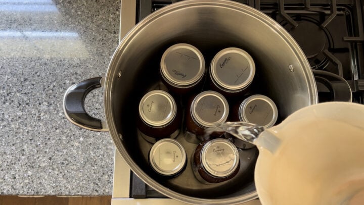 how to water bath bbq sauce for canning