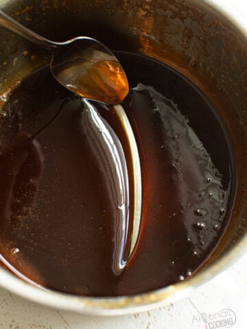 homemade eel sauce that can be made without soy sauce or mirin (or sake)