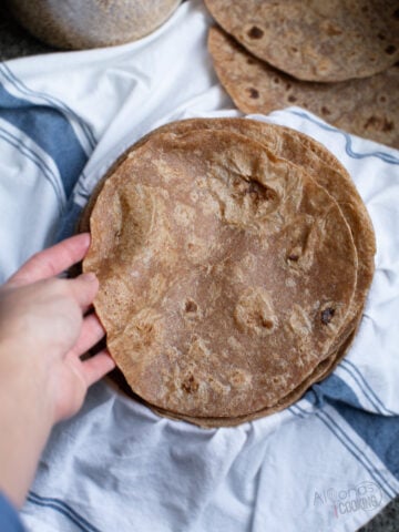 whole wheat flour tortillas