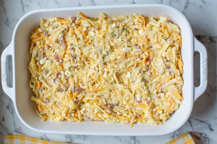 prepared breakfast casserole