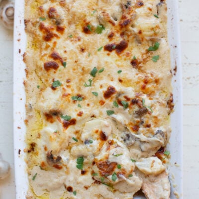 mushroom scalloped potatoes