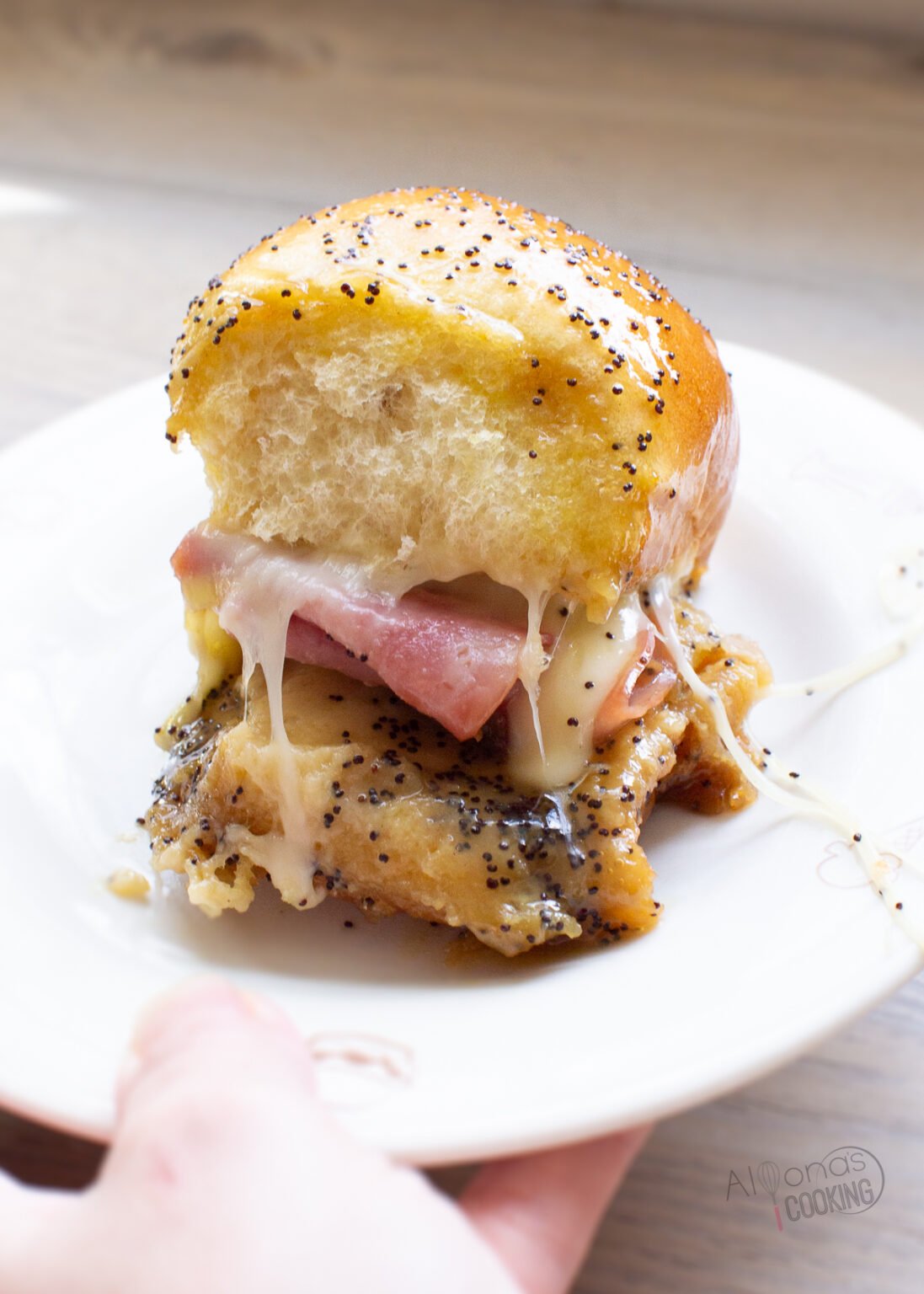 Ham and Cheese Sliders with Poppy Seeds Alyona’s Cooking
