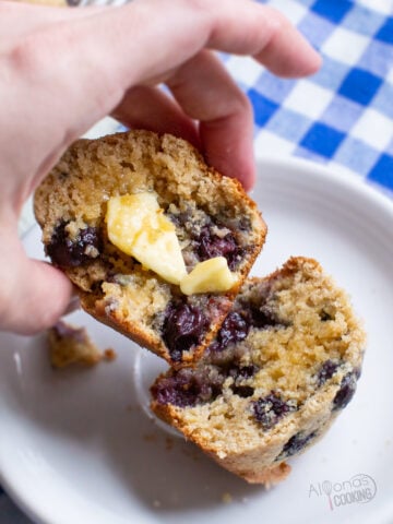 blueberry muffin recipe with whole wheat flour