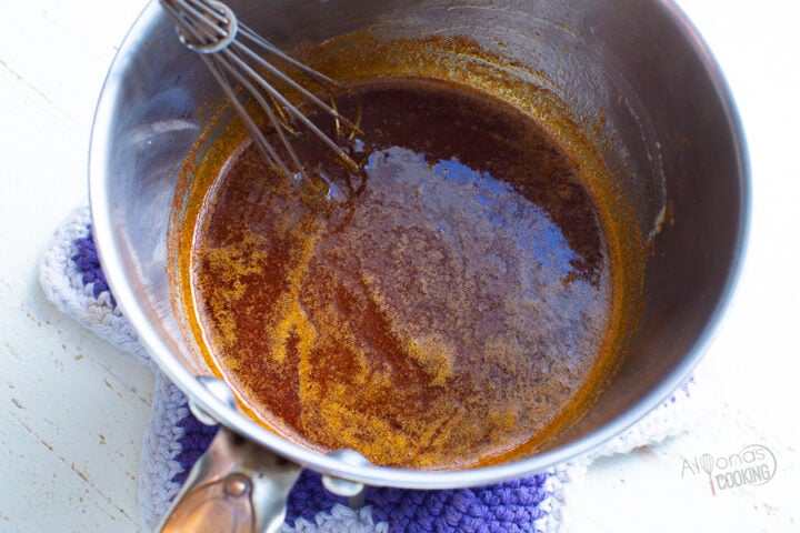 paprika glaze for chicken leg quarters
