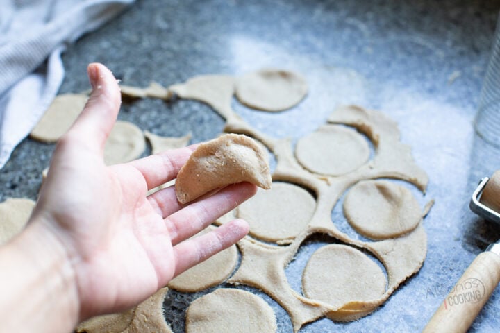 half moon-shaped Pelmeni