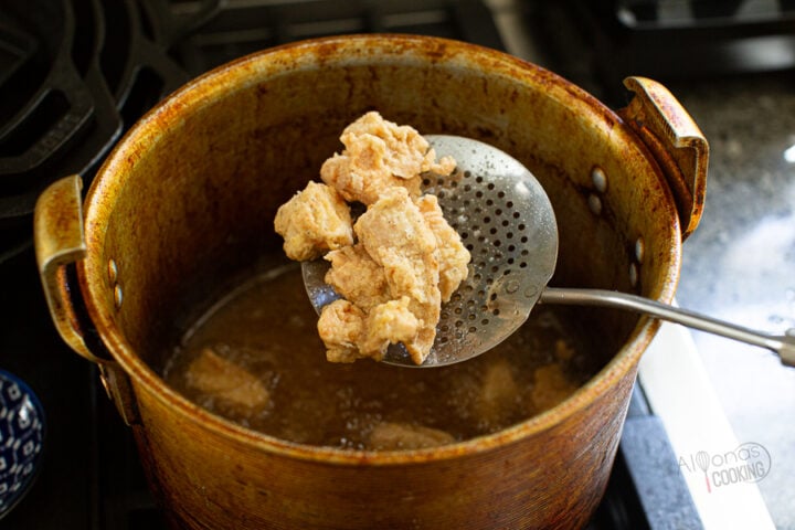 deep fried orange chicken