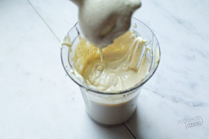 blended Caesar dressing